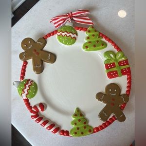 Ceramic Christmas plate